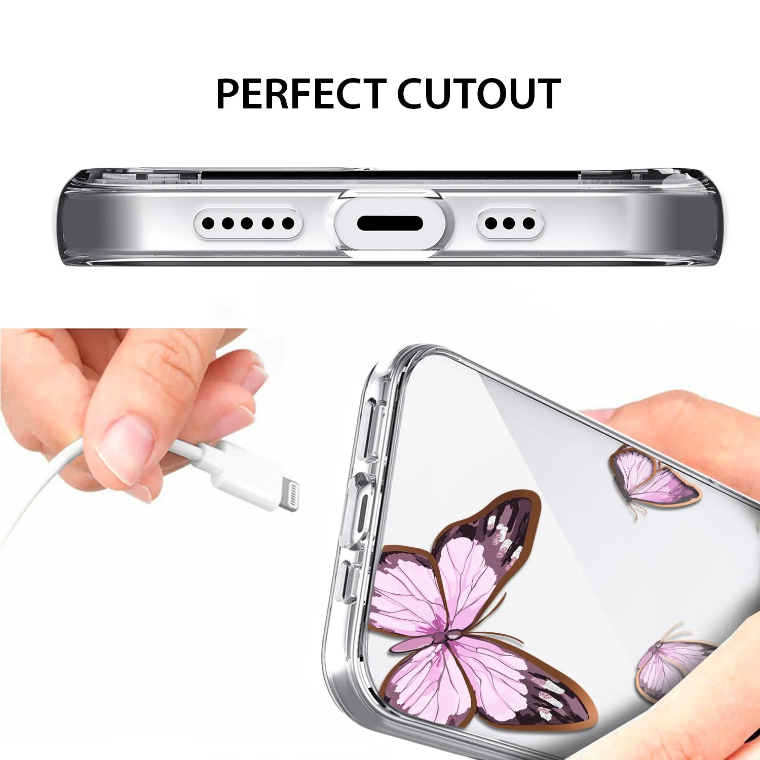 Tough On iPhone 14 Plus Case Butterfly Classic