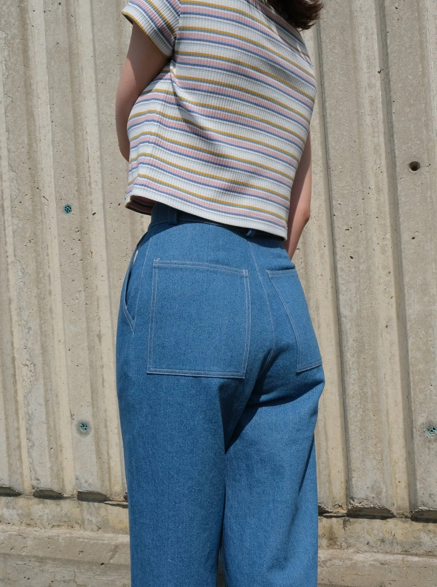 WILENSKY denim pant- 33 with dart defect